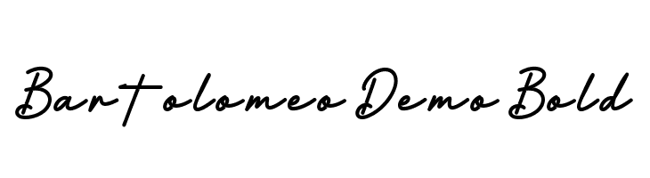 Bartolomeo Demo Bold  font caratteri gratis