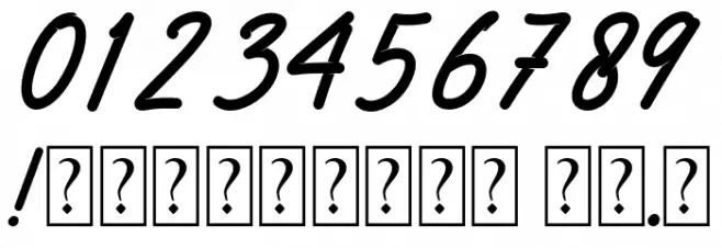 Bartolomeo Demo Bold Font OTHER CHARS