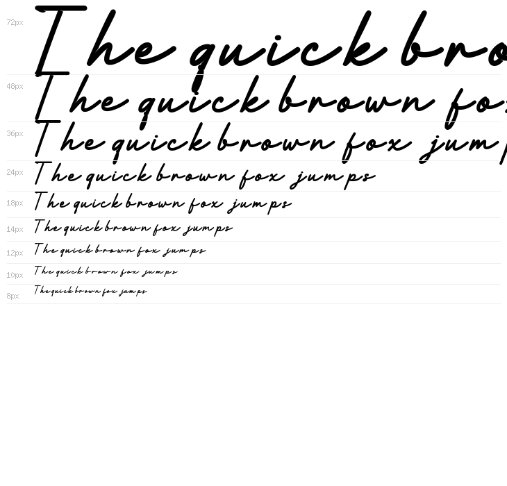 Bartolomeo Demo Bold Waterfall