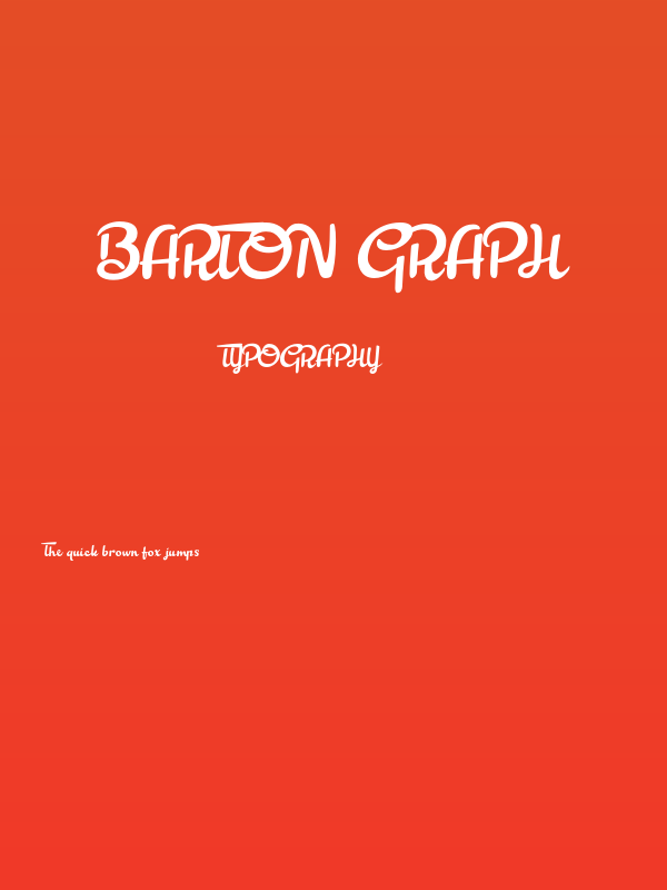 Barton Graph Poster