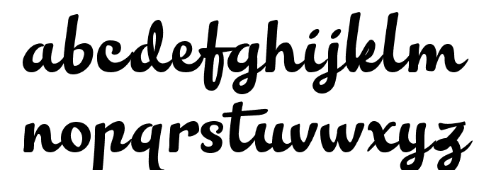 Barton Graph Font LOWERCASE