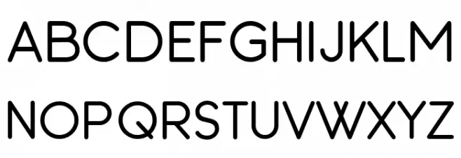 Barton Font Litere mari
