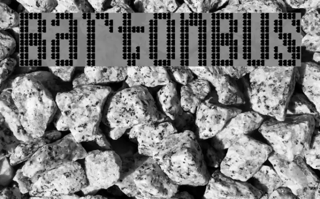 BartonBus Font examples