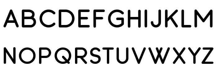 Barton Font LOWERCASE