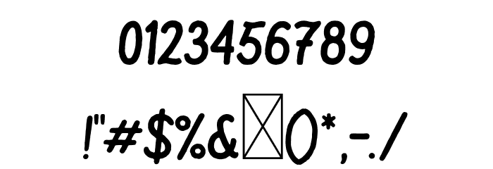 BartondTypefaceRegularDemo Font OTHER CHARS