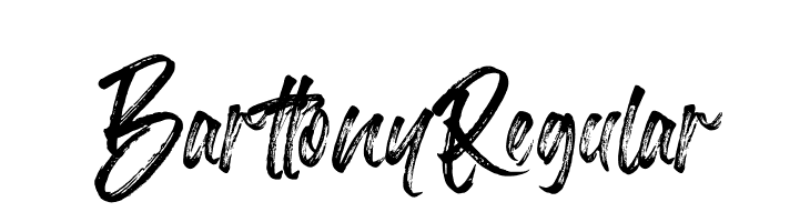 Barttony Regular  baixar fontes gratis