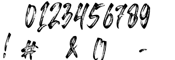 Barttony Regular Font OTHER CHARS