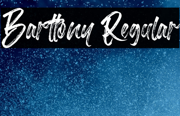 Barttony Regular Example 3
