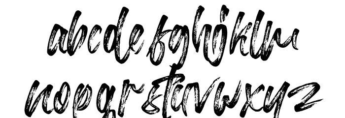 Barttony Regular Font LOWERCASE