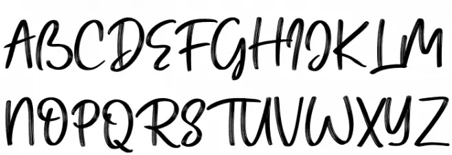 Barty Allen Schriftart Groß