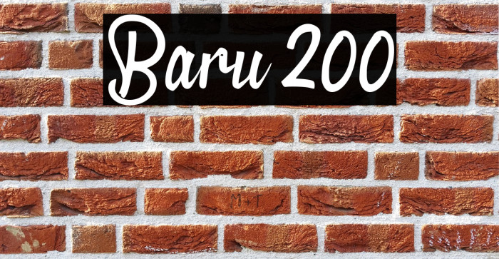 Baru 200 Example 1