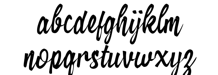 Baru 200 Font LOWERCASE