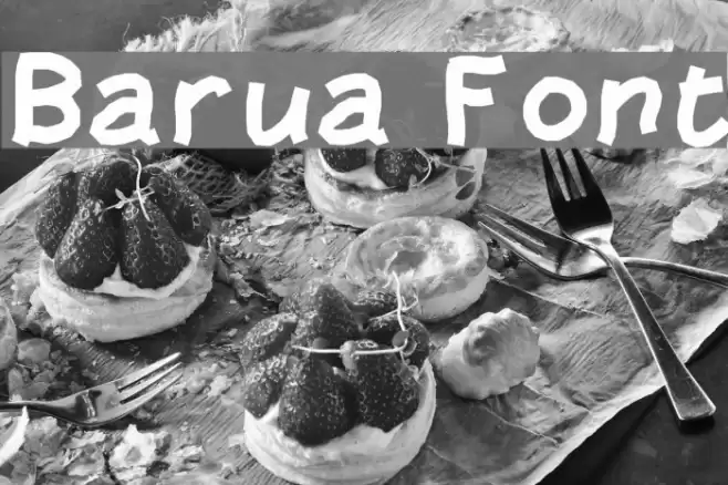Barua Font examples