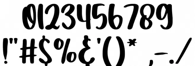 Barudaks Font OTHER CHARS