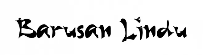 Barusan Lindu  नि: शुल्क फ़ॉन्ट्स डाउनलोड