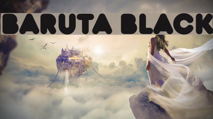 Baruta Black Font examples