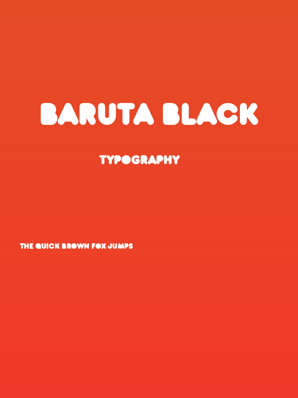 Baruta Black Poster