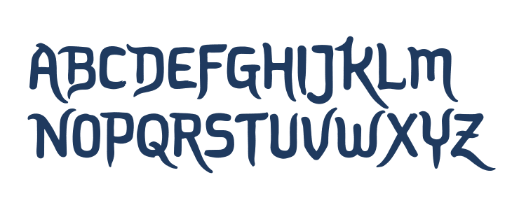 Baruzen Karma Free Regular Uppercase