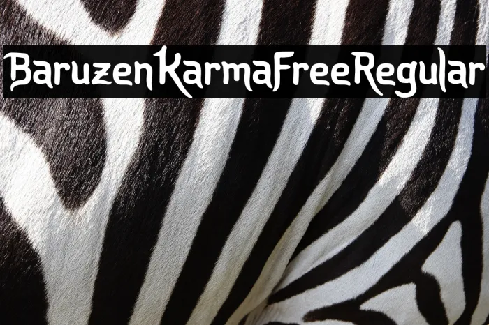 Baruzen Karma Free Regular Example 3