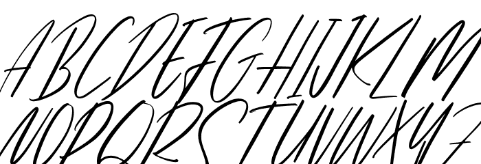 Basattian Font UPPERCASE