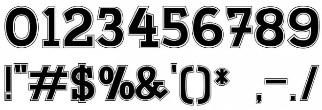 Bascula College Font Alte caractere