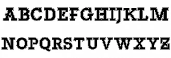 Bascula College Schriftart Groß
