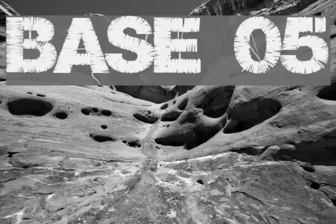 Base 05 Font examples