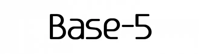 Base-5  नि: शुल्क फ़ॉन्ट्स डाउनलोड