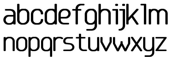 Base-5 Font LOWERCASE