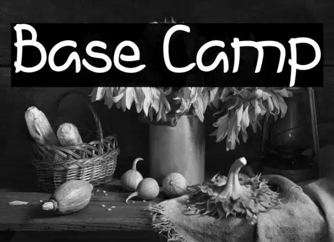 Base Camp Font examples