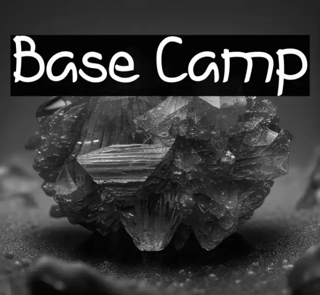 Base Camp Font examples