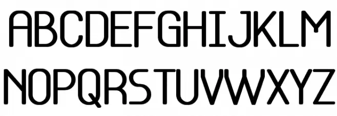 Base5 Font Litere mari