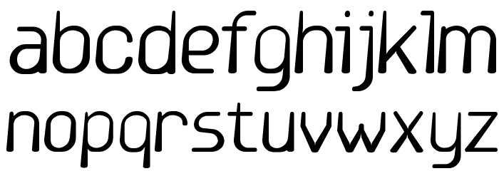 Base6 Font LOWERCASE