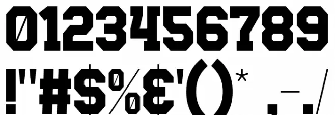 Baseball Club Solid Caratteri ALTRI CARATTERI