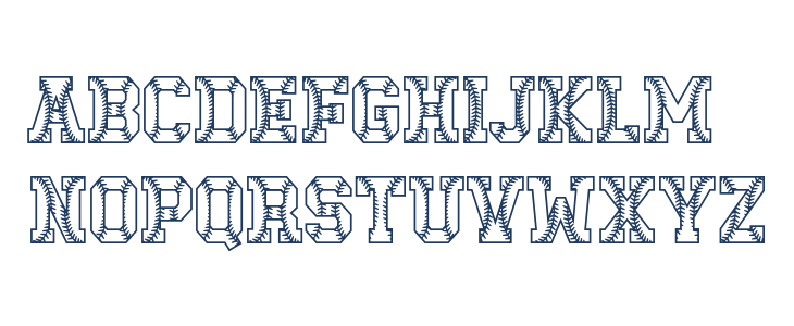 Baseball Club Uppercase