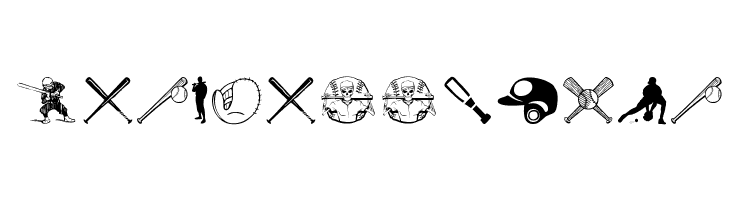 Baseball Icons  नि: शुल्क फ़ॉन्ट्स डाउनलोड