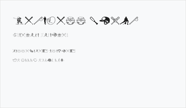 Baseball Icons Business Card