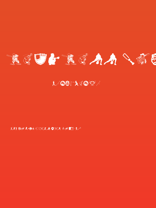 Baseball Icons Poster