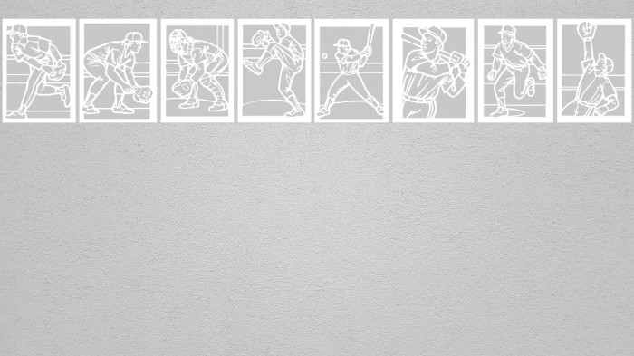 Baseball Font examples