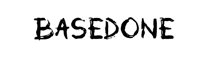 Basedone  font caratteri gratis