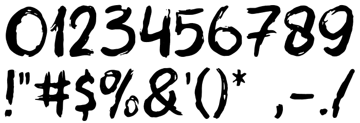 Basedone Schriftart Anderer Schreiben