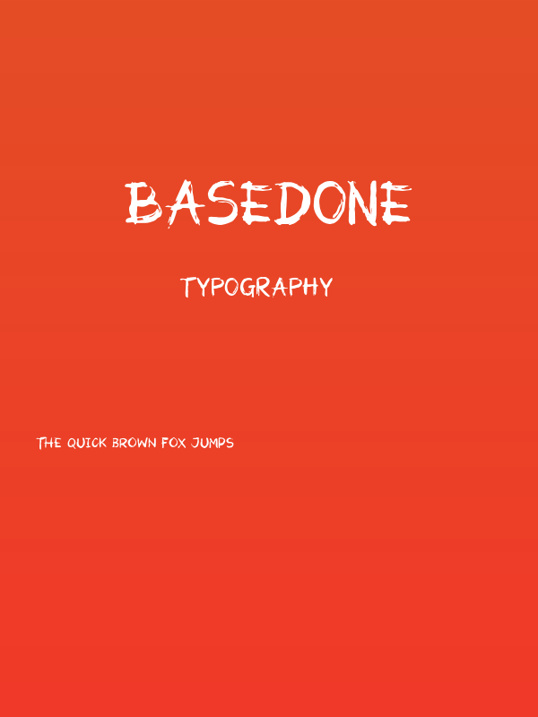 Basedone Poster