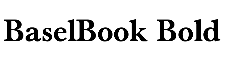 BaselBook Bold Font