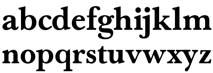 BaselBook Bold Font LOWERCASE