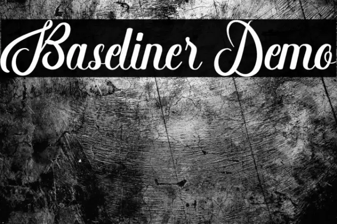 Baseliner Demo Font examples