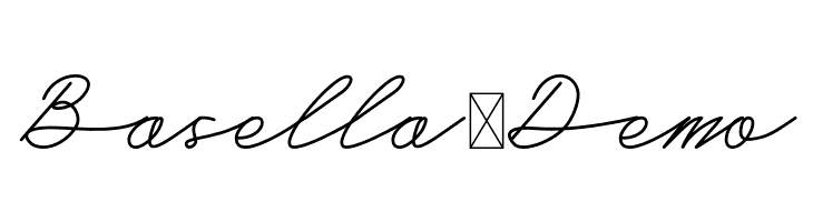 Basella-Demo  Free Fonts Download