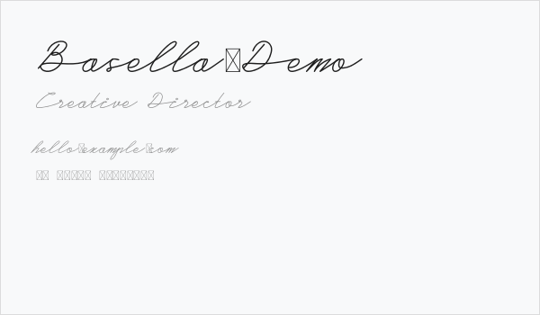 Basella-Demo Business Card