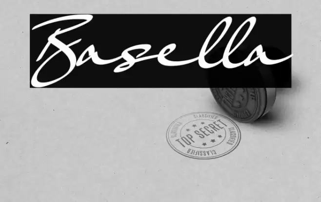 Basella फ़ॉन्ट examples