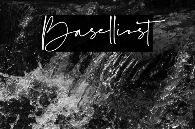 Baselliost Font examples