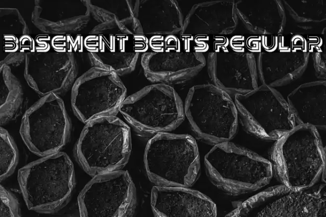 Basement Beats Regular Font examples
